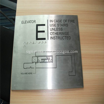 ADA Braille Door Number Signs